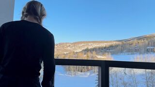 Eva Elfie Nude Pussy Creampie In Snow Mountain Onlyfans Leak