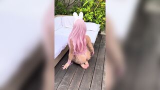 Badgalhailey Cute Bunny Sucking Off A Carrot And Fucked Her Nude Tits Onlyfans Ppv Leak
