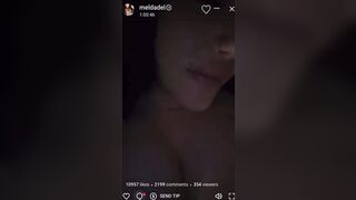 Meldadel Nude Tits Sucking And Playing On Onlyfans Livestream
