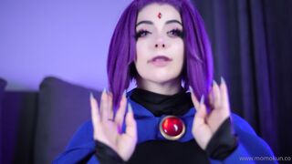 Momokun Raven Cosplay Slimy Cunt Solo Digs Up Leaked Porno Video