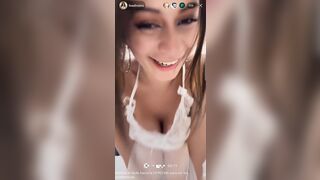 Maddiexmoon In White Lace Lingerie Teasing See through Tits Leaked Onlyfans Video