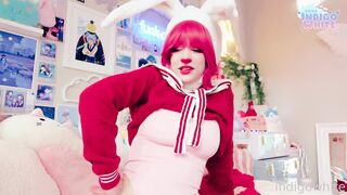 Indigo White Trans Babe Masturbating Her Pussy Onlyfans Leaked Video