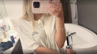 Breckie Hill Hard Nips Seethrough White Top Onlyfans Leaked Video