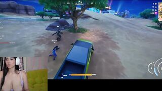 Violet Myers Playing Fortnite With Her Big Tits Out Leak Livestream
