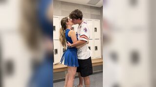 Bronwin Aurora Cheeleader Sucking Cock In Locker Room Leaked Onlyfans Video