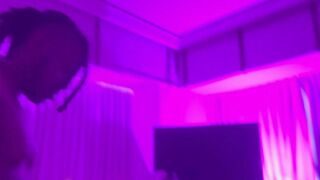 DaphneJoy gets fucked in doggystyle in purple room