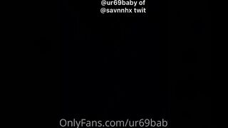 Ur69b4by Takes Doggy Style and Prone Bone in Fishnets and Lingerie