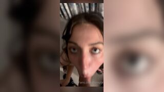 Foreplay Gives Sloppy POV Blowjob with Eye Contact
