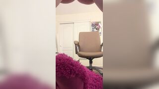 Imamberhahn Rides a Vibrator and Magic Wand with Her Big Tits in POV Bedroom Sex