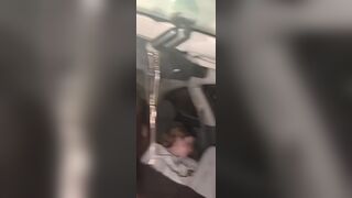 Haileyy.tulee With 4.6k TikTok Live Viewers Got Her Curly Friend Slips Boobs In Car