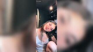 Zoe Joaquin Nips Slip On TikTok Livestream