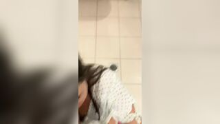 Isabelle Eleanore Public Restroom Fuck And Creampied