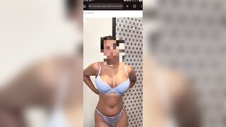 Lucky Rajor Shower Strips Teasing Nude Boobs Leak