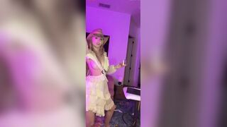 Cute Babe In Cowgirl Hat Got Nip Slipped Out On TikTok Live