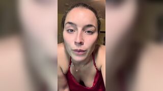 TikTok Livestreamer Got Nip Flashed In Red Dress