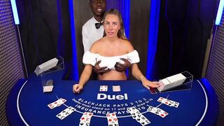 Bonnie Blue Getting Tits Played By Black Croupier And Spongbob Fuck Full Duel Casino