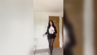 Taylor Ryan AKA Lifeoftaylor Naughty Secretary Solo RIP Stoking Pussy Play Onlyfans
