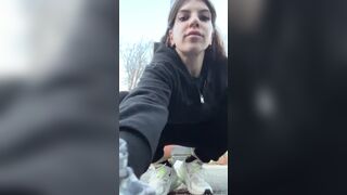 Suchagoodgirl Outdoor Pissing In A Parking Lot Fansly