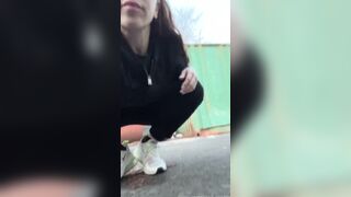 Suchagoodgirl Outdoor Pissing In A Parking Lot Fansly
