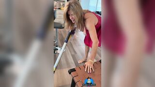 Mary Burke AKA The Mary Burke Boob Slips While Cleaning Floor Onlyfans
