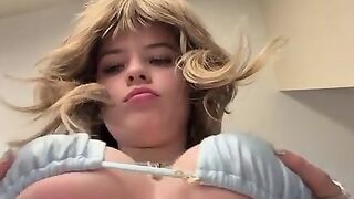 Talissa Smalley Upview Squeezing Small Tits Onlyfans