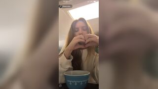 Chaos.siren02 TikTok live pierced nipple slip