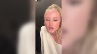 teenwolffanforever123 TikTok live tit and nipple slip from amateur friend