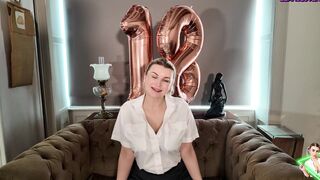 Isla White Receives A Facial In Casting Couch Session