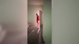 Madiiitay Sucks Cock Under The Mistletoe