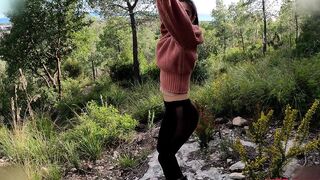 Couple Teases With A Public Forest Blowjob Near Discovery