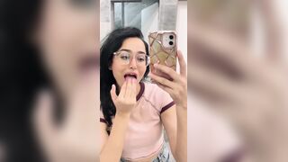 Kajal Pandey Showing How Deep She Can Suck Your Cock