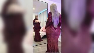 Lowkeydeadinside Ass Clapping Ppv In Gothic Red Dress Onlyfans