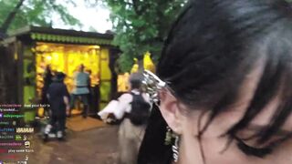 Juliakins Braless, Hard Nips Renaissance Festival Stream Compilation