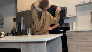 Kaley Bosarge Rides Cock Doggy Style In The Kitchen