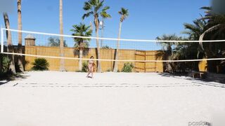 Dillion Harper Takes Hard Beach Sex
