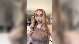 Ryeroast In Brown Dress Her Hard Nips Seethrough