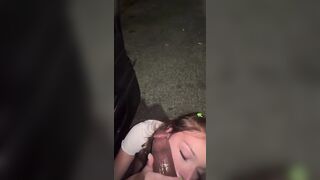 TheReallMissVee Sucks Cock Passionately In Public