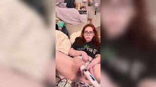 Thiccameron Rides A Sex Machine With A Powerful Vibrator