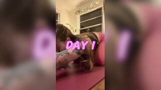 Ivory Fox Gives Deepthroat Before Cowgirl Ride