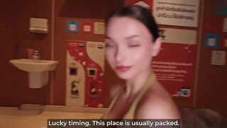 Lily Cute Fucks A Hot Stranger After Finding Her Panties At The Laundromat