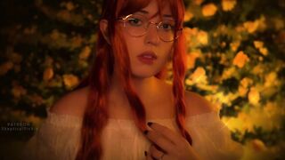 Ginger SkepticalPickle Takes A Messy Facial With Glasses On