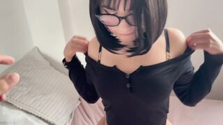 Shawty Lanna Short Haired Gamer Stepsister Fucked On Bed