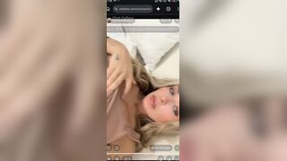 Corinna Kopf Showing Her Bare Nude Tits On A Private Onlyfans Chat