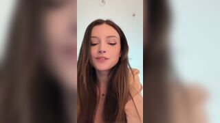 Dainty Wilder Gives A Sloppy POV Blowjob With Her Natural Tits
