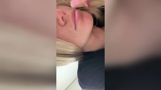 Chyburd Teases In A Black Silk Robe With Her Tits Out