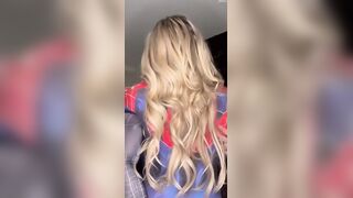 Lisaterhorstt Rides Her BF In Spider-Woman Costume