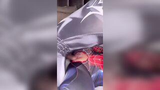 Lisaterhorstt Rides Her BF In Spider-Woman Costume