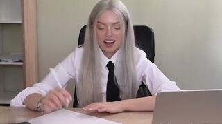 Ashby Winter Takes A BBC As A Naughty Student And Swallows Every Drop