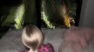 Amy Rose Gives Deepthroat Before A Cumshot