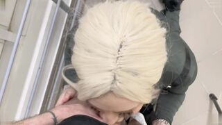 Mia Malkova Sucks Off A Stranger In A Moving Elevator